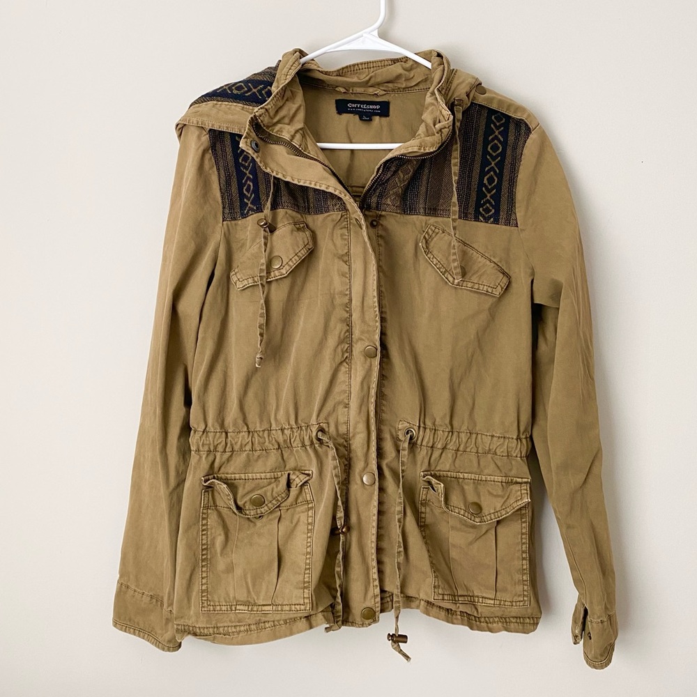 ANORAK Aztec Southwestern Utility Military Jacket